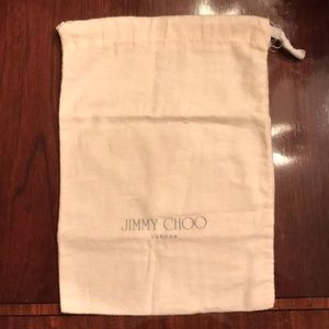 Jimmy Choo dust bag.